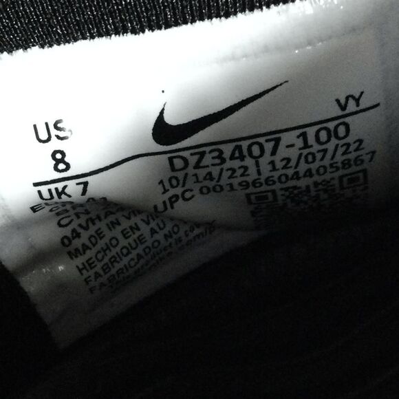 Nike ACG Moc Slip On Shoes Summit White Black DZ3407-100 Men's Size 8 - Picture 8 of 8